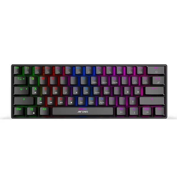 Ant Esports MK1300 Mini Mechanical Gaming Keyboard Outemu Blue Switches - 1