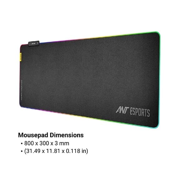 Ant Esports MP400R RGB XL Gaming Mouse Pad (Extra Large) - 4