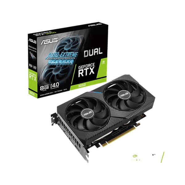 ASUS Dual GeForce RTX™ 3050 V2 OC Edition 8GB GDDR6 Graphics Card with Two Powerful Axial-tech Fans for AAA Gaming Performance and ray tracing. - 1