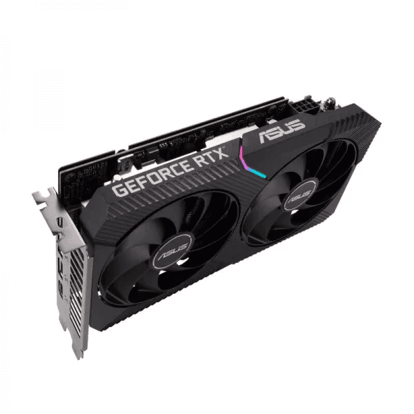 ASUS Dual GeForce RTX™ 3050 V2 OC Edition 8GB GDDR6 Graphics Card with Two Powerful Axial-tech Fans for AAA Gaming Performance and ray tracing. - 2
