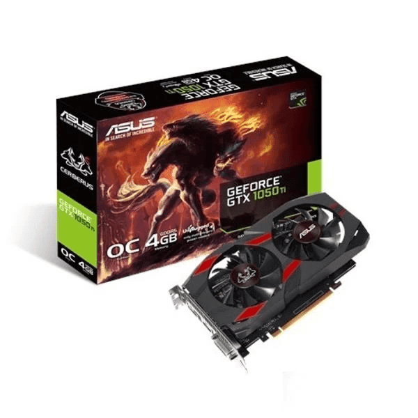 ASUS GTX 1050 TI CERBERUS OC 4GB Graphics Card - 1