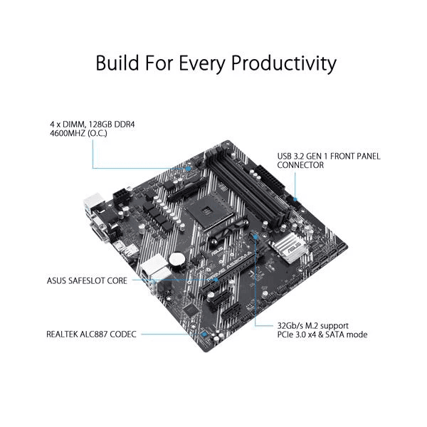 Asus Prime A520M-A Motherboard - 3