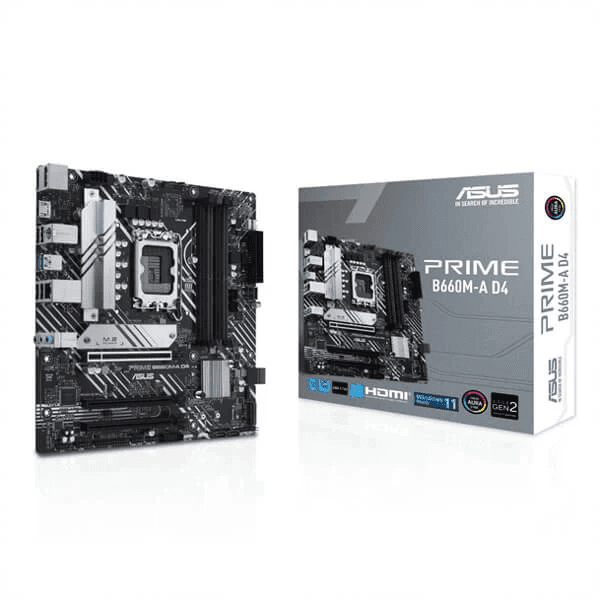 Asus Prime B660M-A D4 Intel Motherboard Supports Intel 12th, 13th & 14th Gen Processors - 1