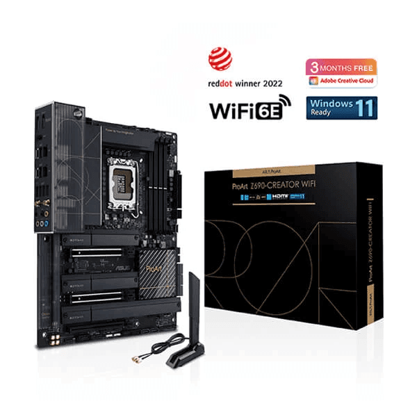 Asus ProArt Z690 Creator WIFI Intel Motherboard Supports Intel 12th, 13th & 14th Gen Processors - 2