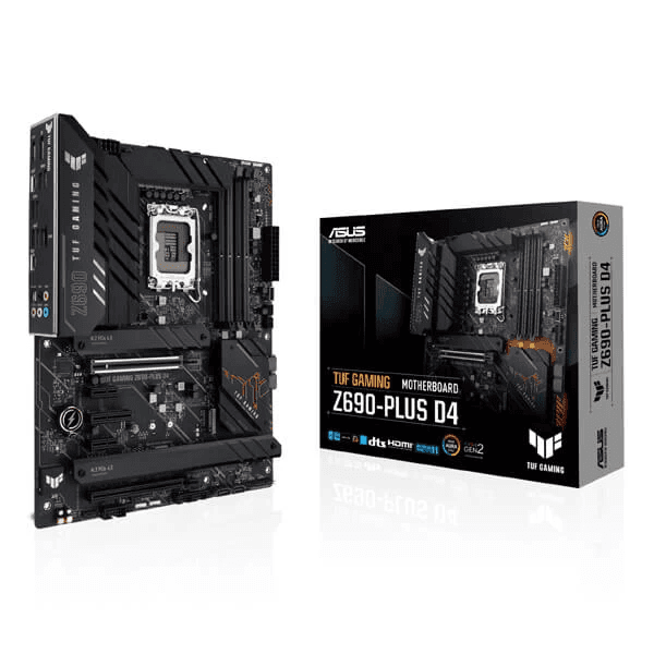 Asus TUF Gaming Z690-Plus D4 Intel Motherboard Supports Intel 12th, 13th & 14th Gen Processors - 1