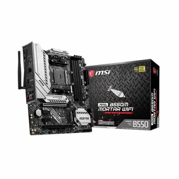 MSI Mag B550M Mortar Wifi Motherboard - 1