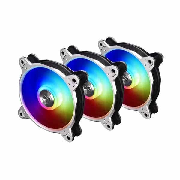 Lian Li Bora Digital Black 120mm ARGB Cabinet Fan (Triple Pack) - 2