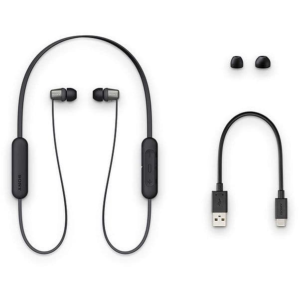 Sony WI-C310 Wireless Headphones In-Ear Bluetooth Headset with mic (BLACK) - 3