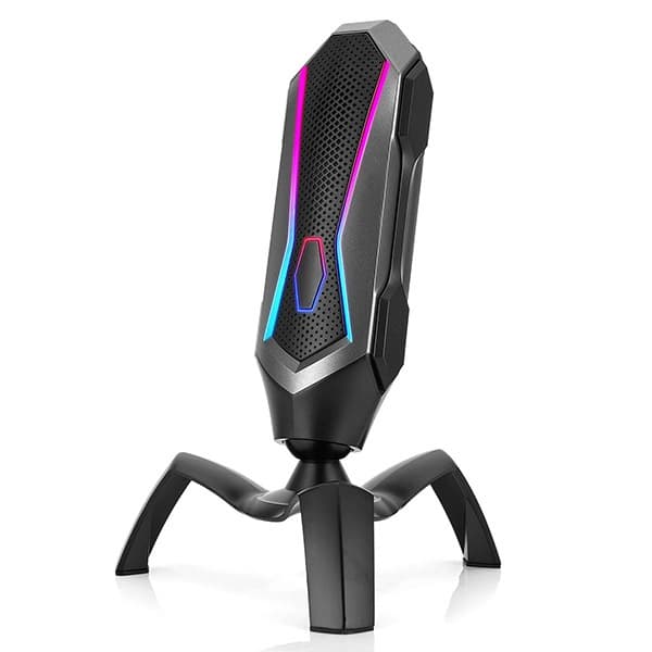 Cosmic Byte Odyssey USB Gaming Cardioid Condensor Microphone with RGB Effects and Touch Button - 1