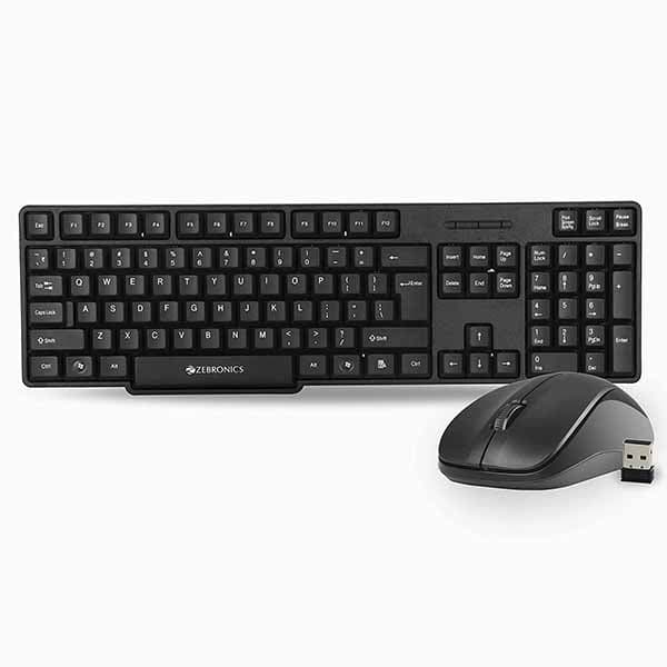 Zebronics Zeb-Companion 107 Wireless Keyboard Mouse Combo - 1