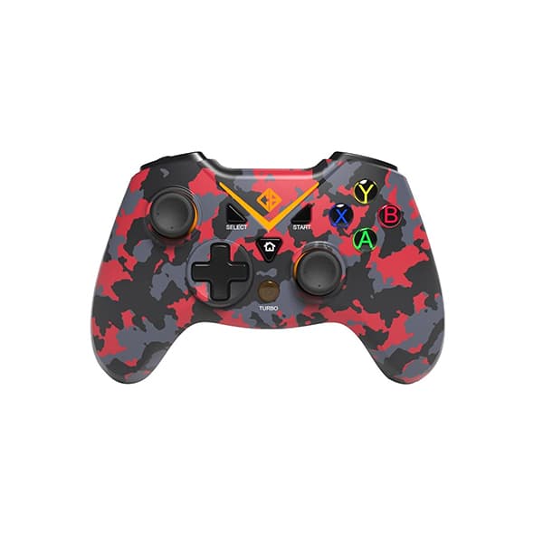Cosmic Byte C3070W Nebula 2.4G Wireless Gamepad - Camo Red - 1