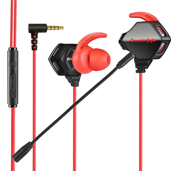 Cosmic Byte CB-EP-03 Gaming Wired Earphone with Detachable Microphone for PC, PS4, Mobiles, Tablets - BLACK - 1