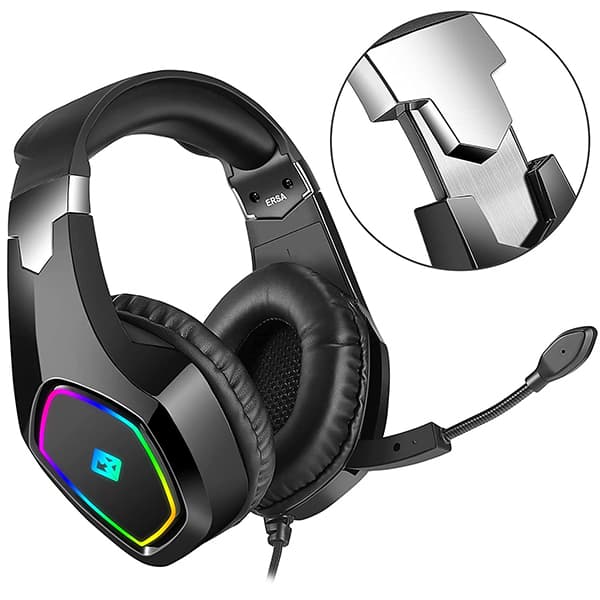 Cosmic Byte ERSA Gaming Headphone, RGB LED and Microphone for PC, PS5, Xbox, Mobiles, Tablets, Laptops (Interstellar Black) - 2