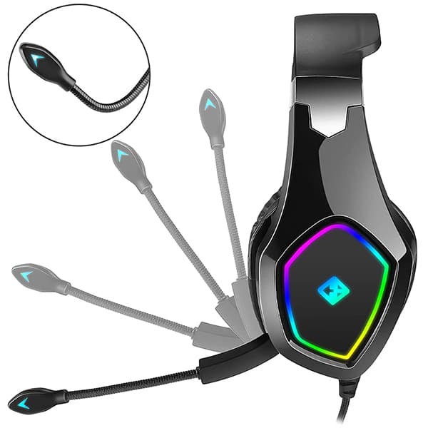 Cosmic Byte ERSA Gaming Headphone, RGB LED and Microphone for PC, PS5, Xbox, Mobiles, Tablets, Laptops (Interstellar Black) - 3