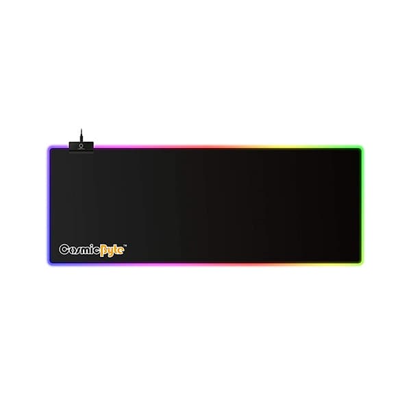 Cosmic Byte Volcano XXL 7 Color RGB Soft Gaming Mousepad - 1
