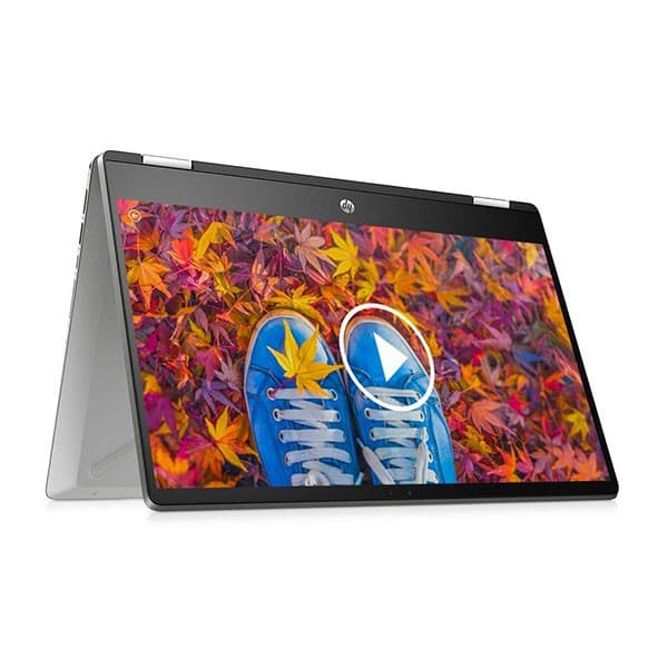 HP Pavilion dh1181tu x360 Intel Core i3 Touchscreen 14 inches FHD Laptop (i3-10110U/8GB/256GB SSD/Windows 10/MS Office/1920 x 1080, LED/Mineral Silver/1.6kg) - 14-dh1181tu + Laptop Bag - 5