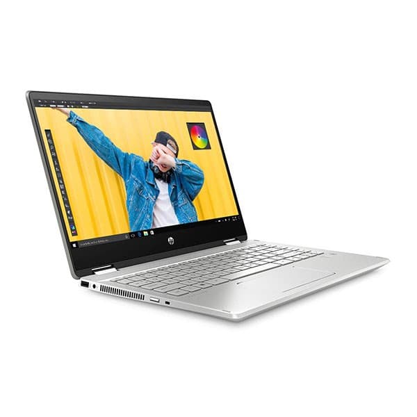 HP Pavilion dh1181tu x360 Intel Core i3 Touchscreen 14 inches FHD Laptop (i3-10110U/8GB/256GB SSD/Windows 10/MS Office/1920 x 1080, LED/Mineral Silver/1.6kg) - 14-dh1181tu + Laptop Bag - 3