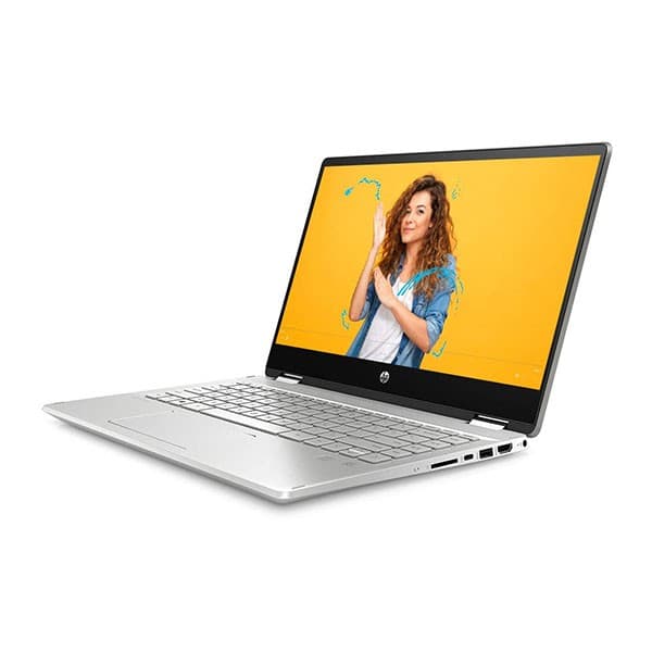 HP Pavilion dh1181tu x360 Intel Core i3 Touchscreen 14 inches FHD Laptop (i3-10110U/8GB/256GB SSD/Windows 10/MS Office/1920 x 1080, LED/Mineral Silver/1.6kg) - 14-dh1181tu + Laptop Bag - 2