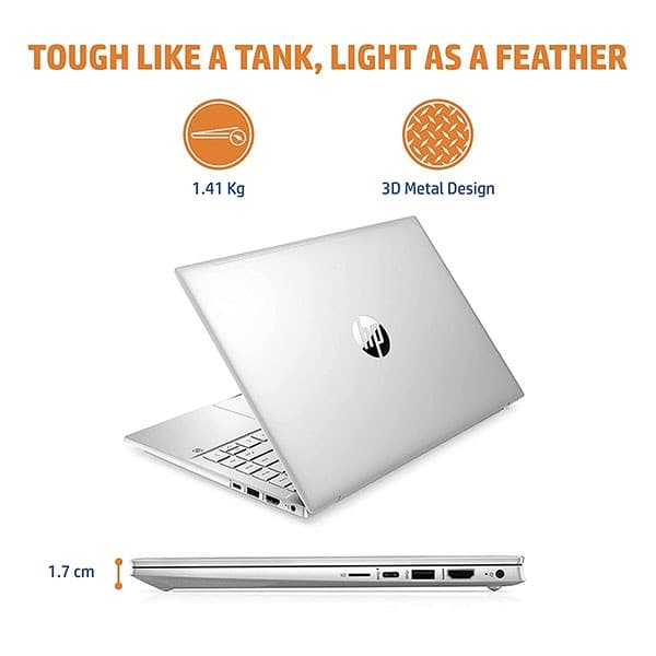 HP Pavilion 14 11th Gen Intel Core i5 14 inch(35.6 cm) Laptop, 8GB RAM/512GB SSD FHD IPS 14-dv1000TU + Laptop Bag - 5