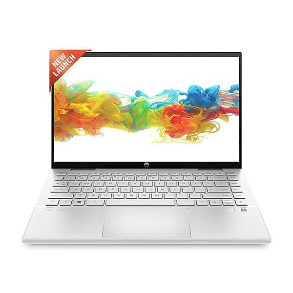 HP Pavilion x360 11th Gen Intel Core i3 14 inches FHD, IPS, Convertible Laptop (8GB RAM/256GB SSD/Audio by B&amp;O/Windows 11 Home MS Office/Natural Silver/1.52 Kg) -14-dy0190TU + Laptop Bag - 1