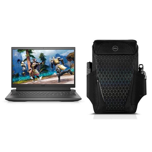 Dell G15 5511 Gaming Laptop, Intel I5-11400H, 16Gb, 512Gb SSD, Win11 + MSO'21, Nvidia RTX 3050 Ti 4Gb, 15.6"(39.62Cms) AG 250 nits 120Hz FHD, Backlit KB Orange, Dark Shadow Grey(D560639Win9B, 2.65Kgs) + Laptop Bag - 2