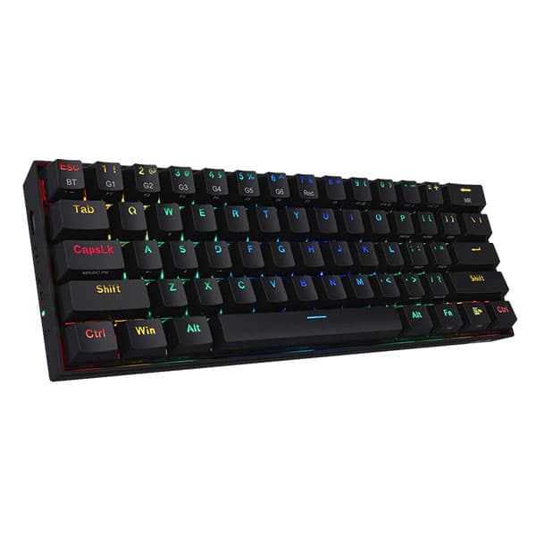 DRACONIC PRO K530 PRO - 60% BLUETOOTH+2.4HZ+WIRED MECHANICAL KEYBOARD (BROWN SWITCH) - 1
