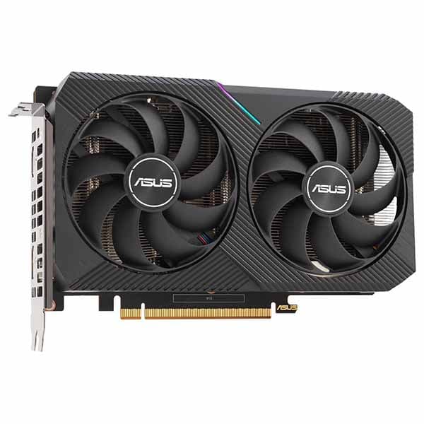 ASUS Dual Radeon™ RX 6500 XT V2 OC Edition 4GB GDDR6 with two powerful Axial-tech fans and a 2-slot design for broad compatibility - 4
