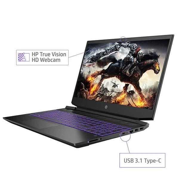 HP Pavilion Gaming 11th Gen Intel Core i5 15.6"(39cm) FHD Gaming Laptop 15-dk2100TX + Laptop Bag - 2