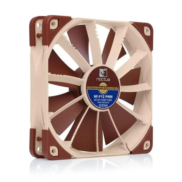 Noctua NF-F12 PWM 120mm Cabinet Fan (Single Pack) - 2
