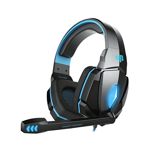 Cosmic Byte Over the Ear Headsets with Mic and LED - G4000 Edition - Blue - 1