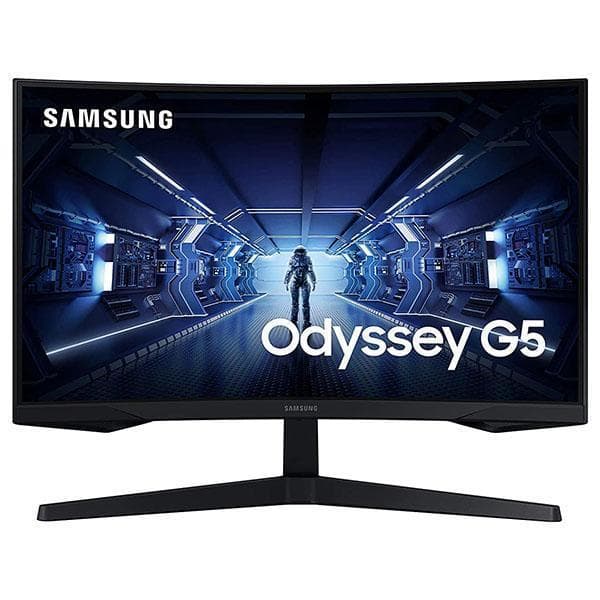 SAMSUNG Odyssey G5 27" 144Hz Curved Gaming Monitor LC27G55TQWWXXL - 1