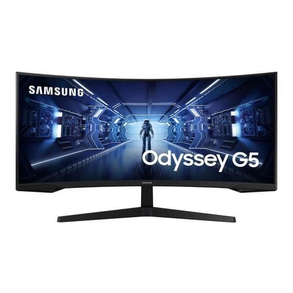 SAMSUNG Odyssey G5 34" 165Hz Curved Wide Gaming Monitor LC34G55TWWWXXL - 1
