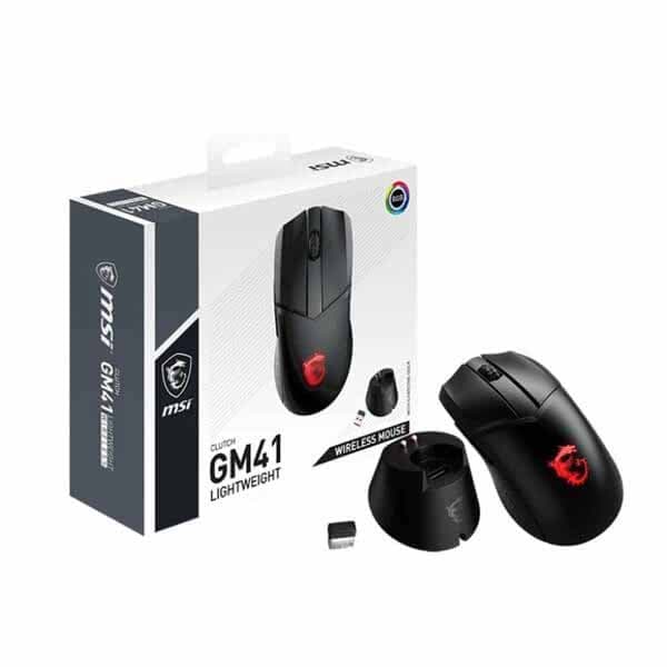 MSI Clutch GM41 Lightweight Wireless Gaming Mouse - 5