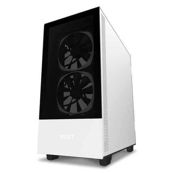 Nzxt H510 Elite Mid-Tower Gaming Cabinet - Matte White - 1