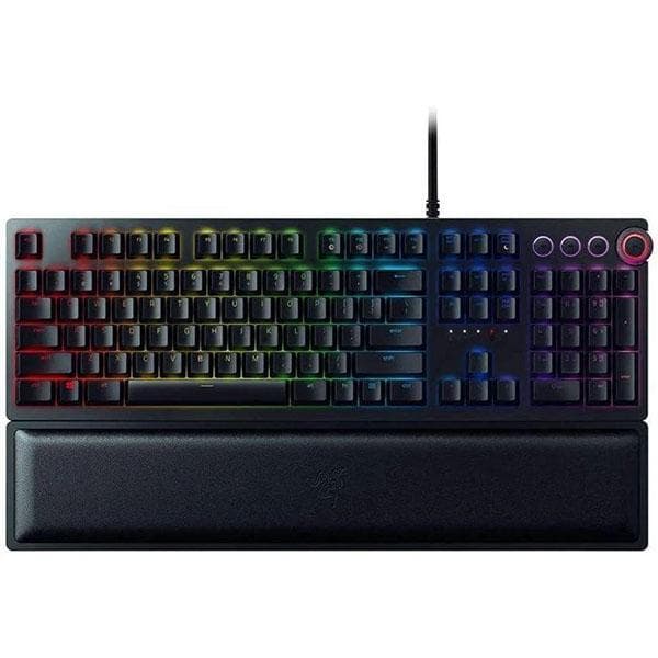 Razer Huntsman Elite Mechanical Gaming Keyboard Linear Optical Purple Switches (Black) - 1