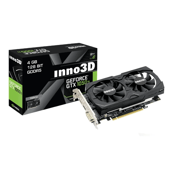 Inno3d GTX 1050 Ti Twin X2 4GB Graphics Card - 1