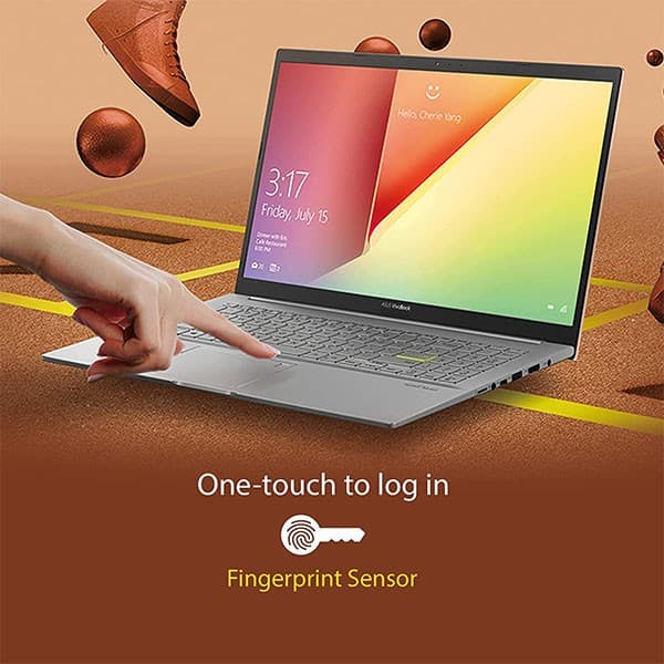 ASUS VivoBook K15 OLED (2021), 15.6" (39.62 cms) FHD OLED, Intel Core i3-1115G4 11th Gen, Thin and Light Laptop (8GB/512GB SSD/Integrated Graphics/Office 2021/Windows 11/Silver/1.8 Kg) K513EA-L313WS + Laptop Bag - 2