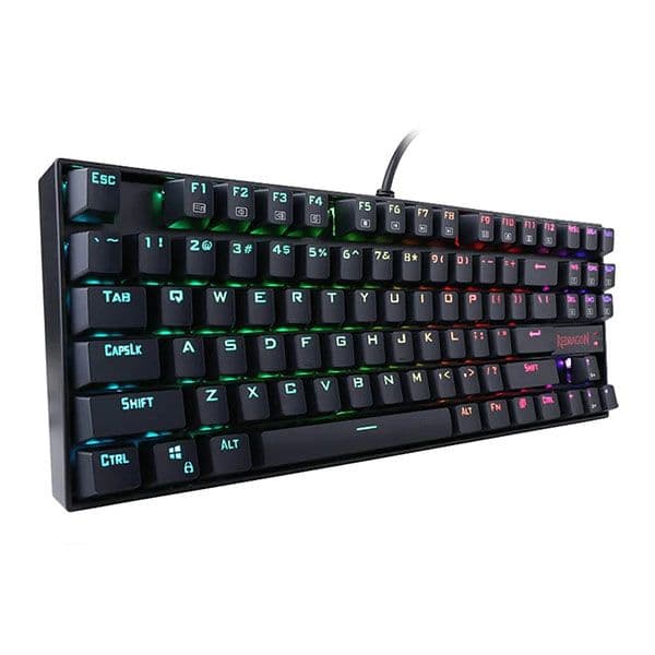 Redragon Kumara K552 Rainbow LED Backlit USB Mechanical Gaming Keyboard Black (Red Switch) - 3