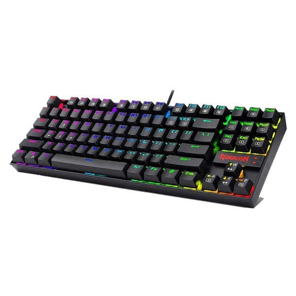 Redragon Kumara K552-RGB LED Backlit USB Mechanical Gaming Keyboard Black (Blue Switch)