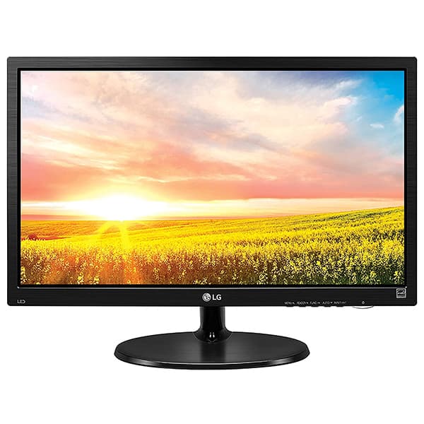LG 20M39A 49.53 cm (19.5") HD (1366 x 768) TN Panel Monitor with VGA Port, Wall Mount, 3 Year Warranty - Black