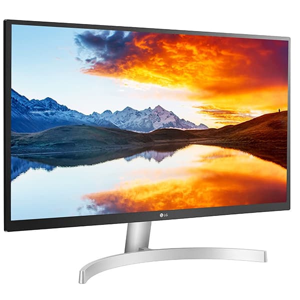 LG 27UL500-W 68.58 cm (27 inch) 4K-UHD (3840 x 2160) HDR 10 Monitor (Gaming &amp; Design) with IPS Panel, HDMI x 2, Display Port, AMD Freesync - 27UL500 (Silver Stand with White Body) - 2