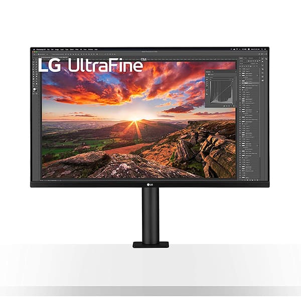 LG 32UN880 32" Ultrafine Monitor Display Ergo UHD 4K IPS Display with HDR 10 Compatibility and USB Type-C Connectivity, Black - 2