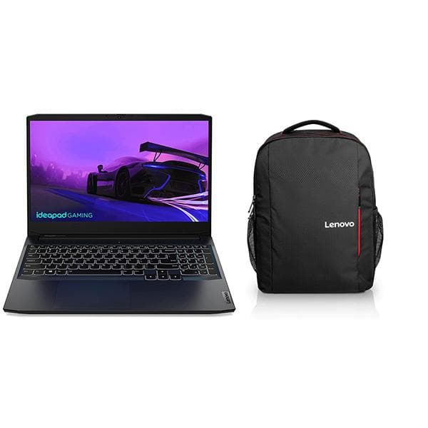 Lenovo Ideapad Gaming 3 82K200X2IN AMD Ryzen 7 5800H 15.6" (39.62cm) FHD IPS Gaming Laptop (16GB/512GB SSD/4GB NVIDIA GTX 1650/120Hz/Win 11/Backlit Keyboard/3months Game Pass/Shadow Black/2.25Kg), 82K200X2IN + Laptop bag - 4