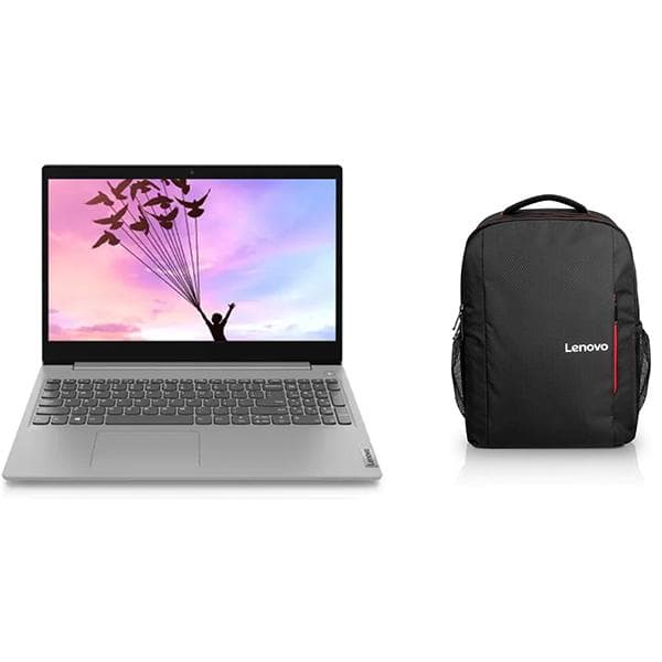 Lenovo IdeaPad 3 15IML05 Core i3 10th Gen - (8 GB/256 GB SSD/Windows 11 Home) 15IML05 Thin and Light Laptop  (15.6 Inch, Platinum Grey, 2.38 kg, With MS Office) + Laptop bag - 2