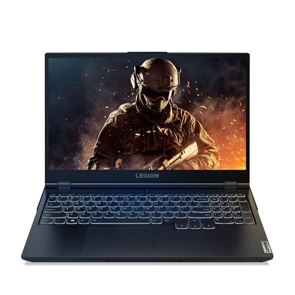 Lenovo Legion 5 82B500MMIN AMD Ryzen 5 4600H 15.6" (39.62 cm) FHD IPS Gaming Laptop (8GB/1TB HDD + 256GB SSD/4GB NVIDIA GTX 1650/120Hz Refresh/Windows 10/Backlit Keyboard/Phantom Black/2.3Kg), 82B500MMIN + Laptop Bag - 1