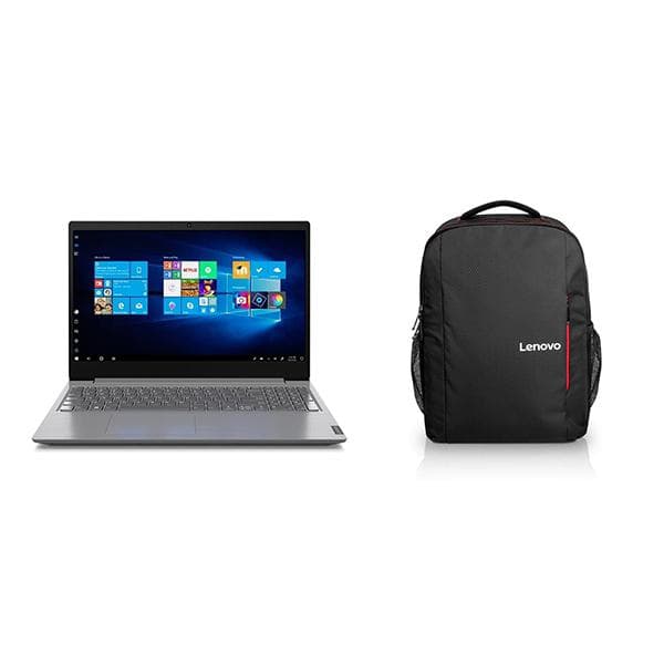 Lenovo V15 82C30053IH Intel Celeron N4020 15.6 inches FHD Thin &amp; Light Business Laptop (4GB/256GB SSD/Windows 10 Home/Iron Grey/1.85Kg), 82C30053IH + Laptop Bag - 2