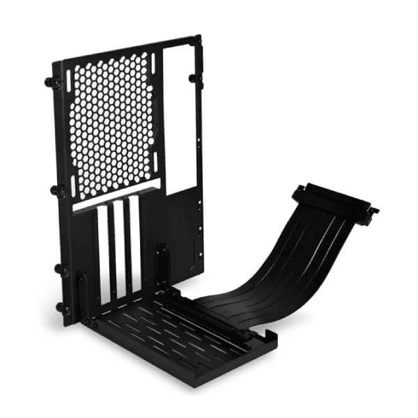 Lian Li O11DM-1X (PCI-E 3.0 X16) Vertical Graphics Card Holder With Riser Cable For O11D MINI (Black) - 1
