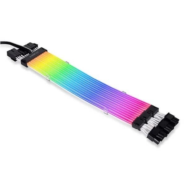 Lian Li Strimer Plus 3X8 V2 24-Pin ARGB GPU Extension Cable - 2