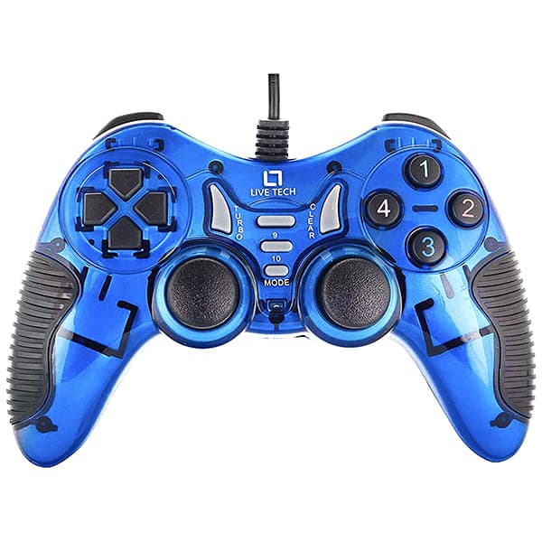 Live Tech GP01 Turbo Double Vibration Motor USB Wired Gamepad - Black - 3