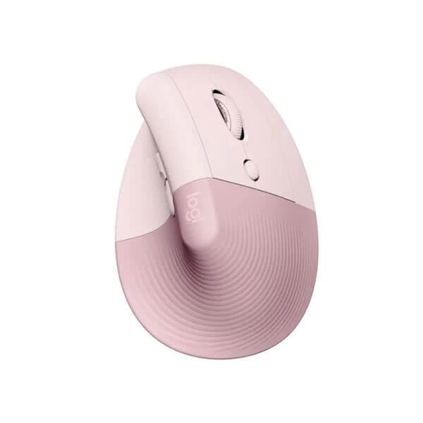Logitech Lift Vertical Wireless Mouse (Rose) - 1